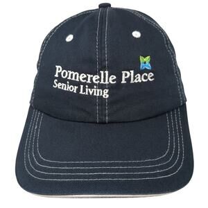 Pomerelle Place Senior Living Slideback Baseball Cap Blue One Size Elevate